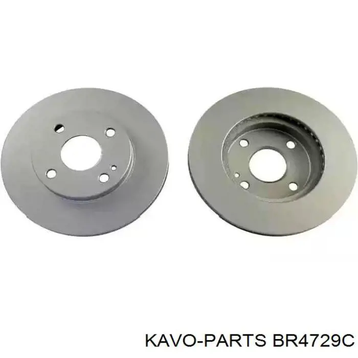 Диск переднього гальма Kavo Parts BR4729C ціна, від 24.37 USD