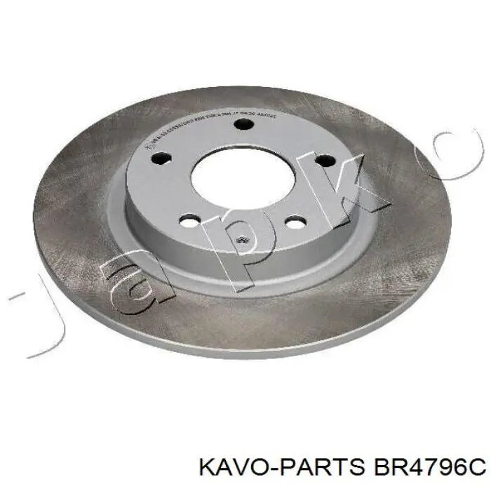 BR4796C Kavo Parts диск гальмівний задній