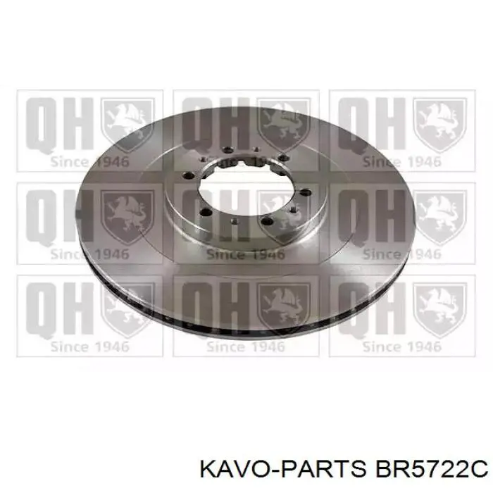 Диск переднього гальма Kavo Parts BR5722C ціна, від 31.61 USD