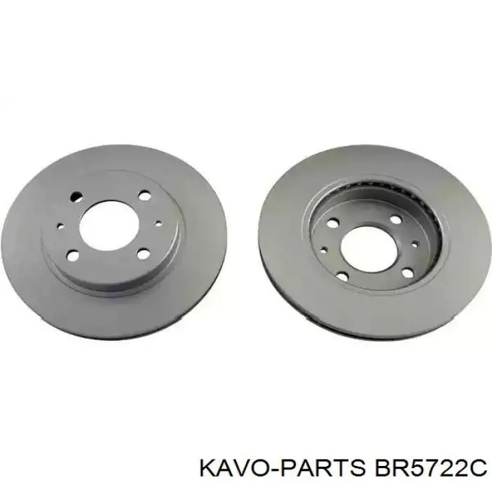 Диск переднього гальма Kavo Parts BR5722C ціна, від 31.61 USD