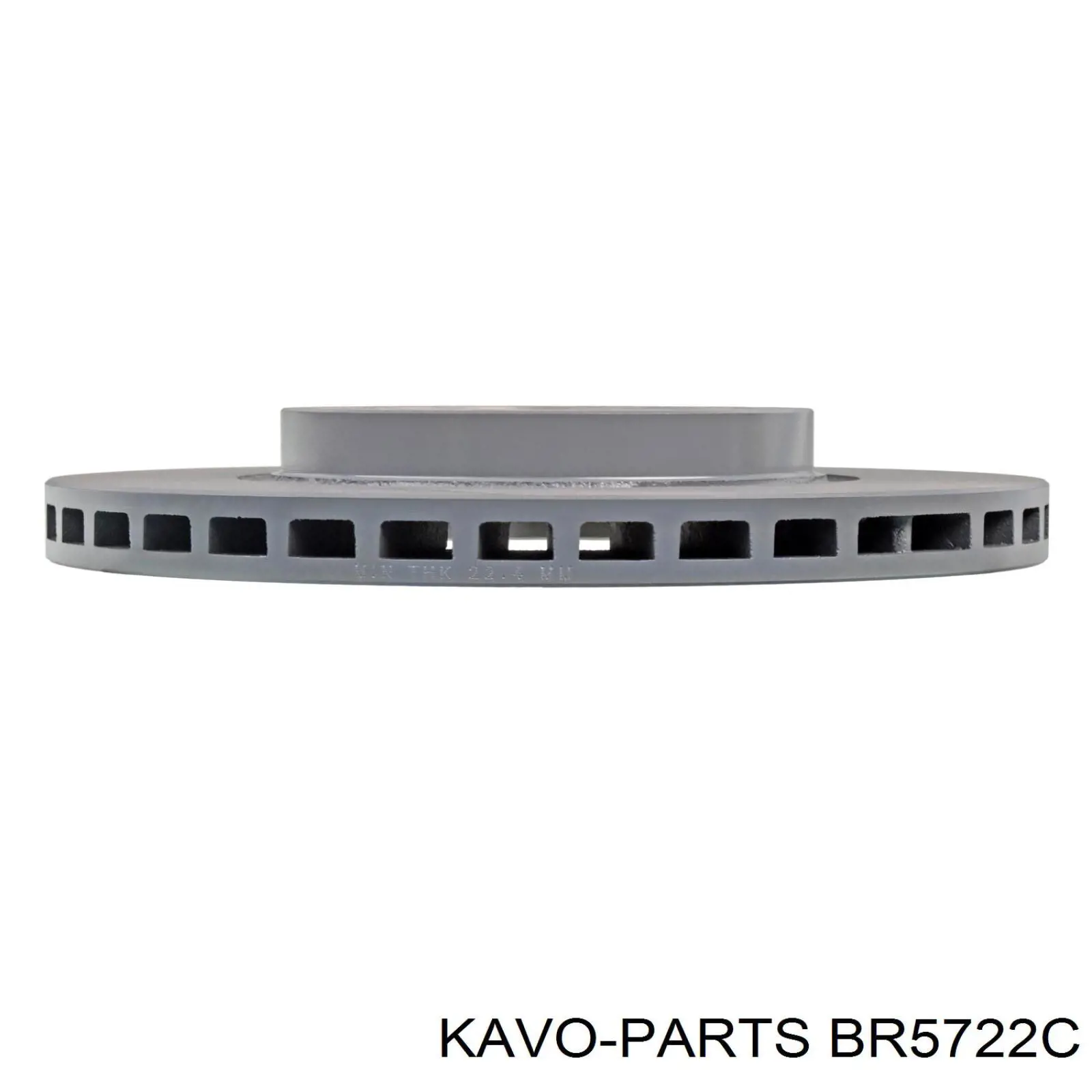 Гальмівні диски передні BR5722C Kavo Parts