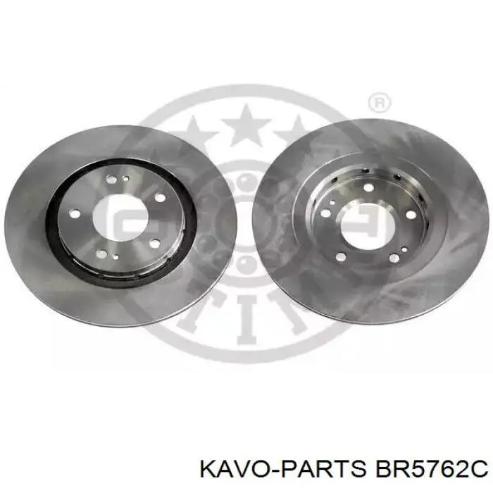 Диск переднього гальма Kavo Parts BR5762C ціна, від 39.21 USD