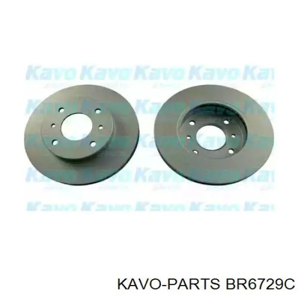 Диск гальмівний передній BR6729C Kavo Parts