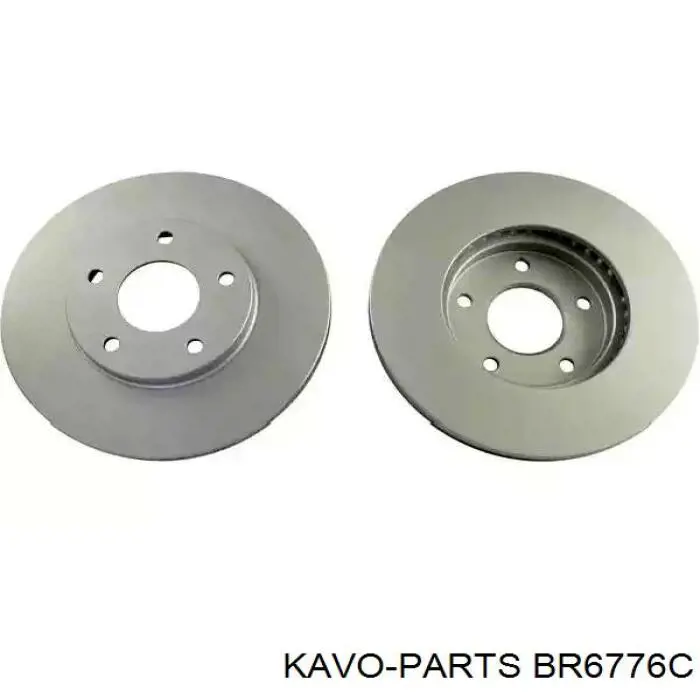 Диск переднього гальма Kavo Parts BR6776C ціна, від 38.69 USD