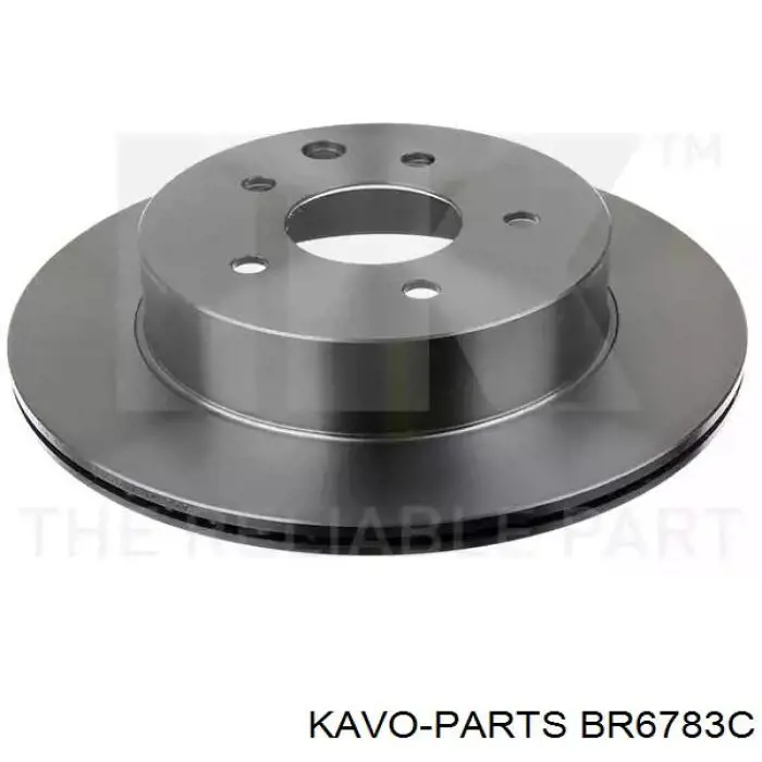 Купити BR6783C Kavo Parts Диск заднього гальма
