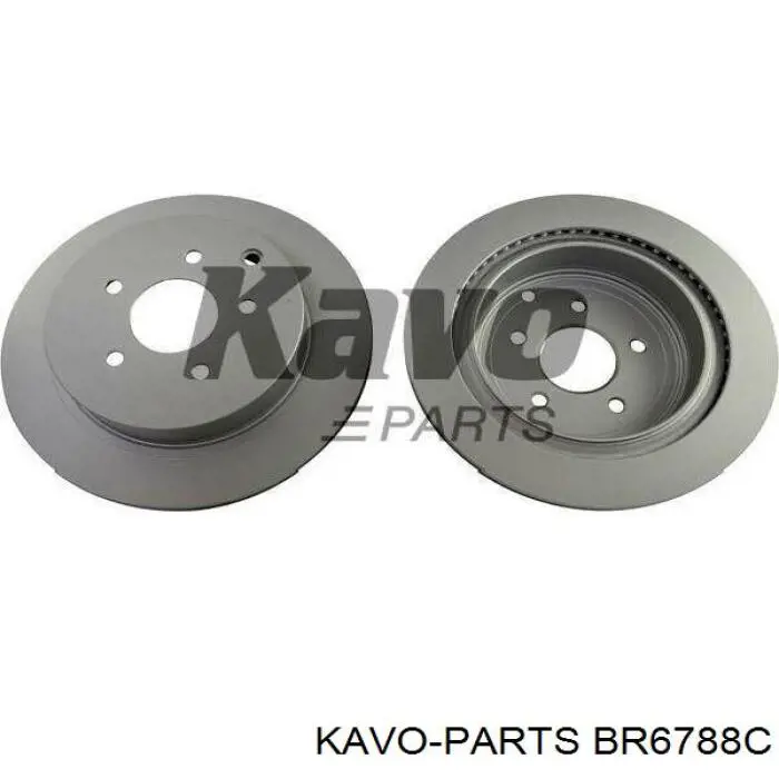 Диск гальмівний задній BR6788C Kavo Parts