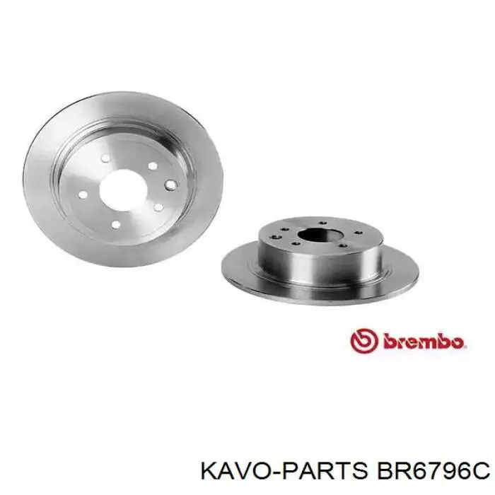 Гальмівні диски BR6796C Kavo Parts
