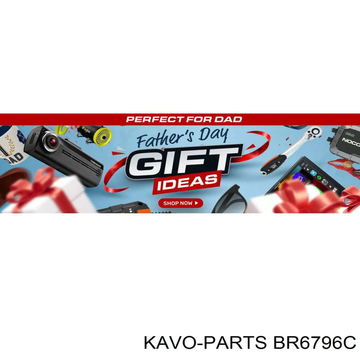 Задні дискові гальма Kavo Parts BR6796C ціна, від 26.97 USD