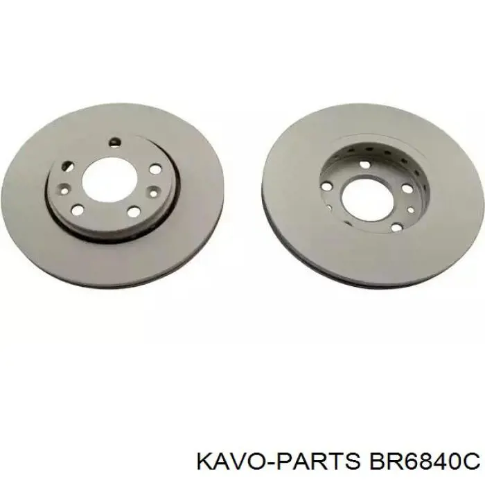 Диск гальмівний передній BR6840C Kavo Parts