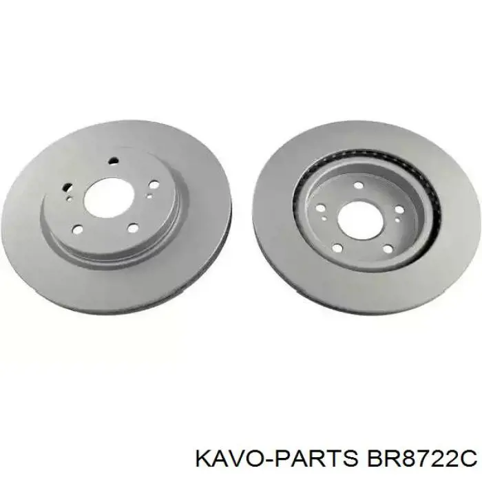 Диск переднього гальма Kavo Parts BR8722C ціна, від 38.01 USD