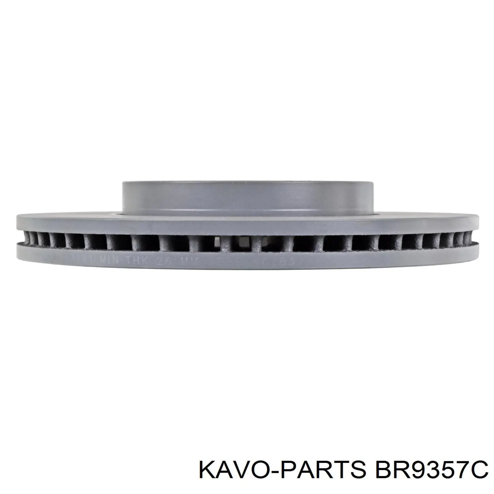 Диск гальмівний передній Kavo Parts BR9357C
