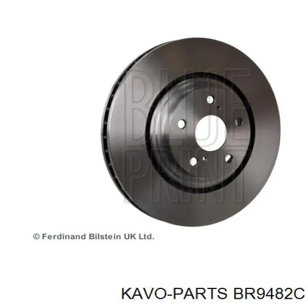 Диск переднього гальма Kavo Parts BR9482C ціна, від 62.40 USD