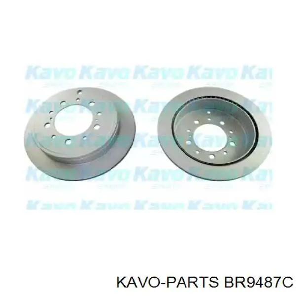 Диск гальмівний задній BR9487C Kavo Parts