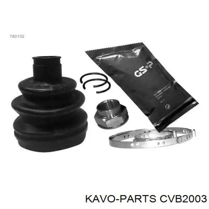 CVB2003 Kavo Parts пильник шруса зовнішній, передній піввісі