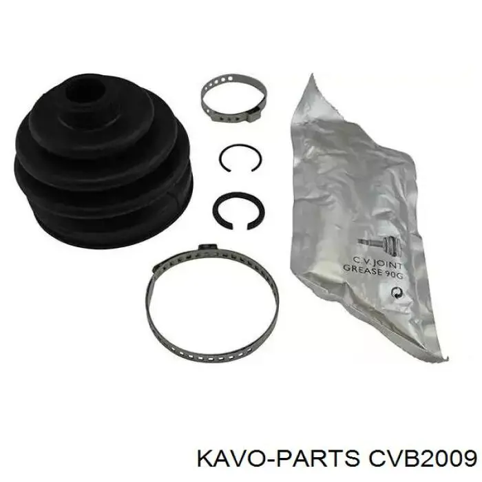CVB2009 Kavo Parts Пильник ШРУСа зовнішній, передній піввісі