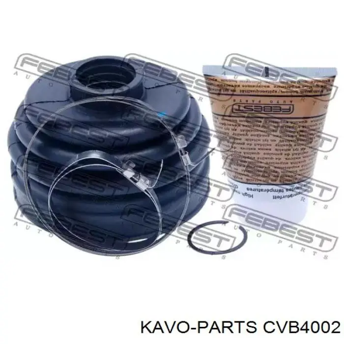 Пильник ШРУСа внутрішній, передній піввісі Kavo Parts CVB4002