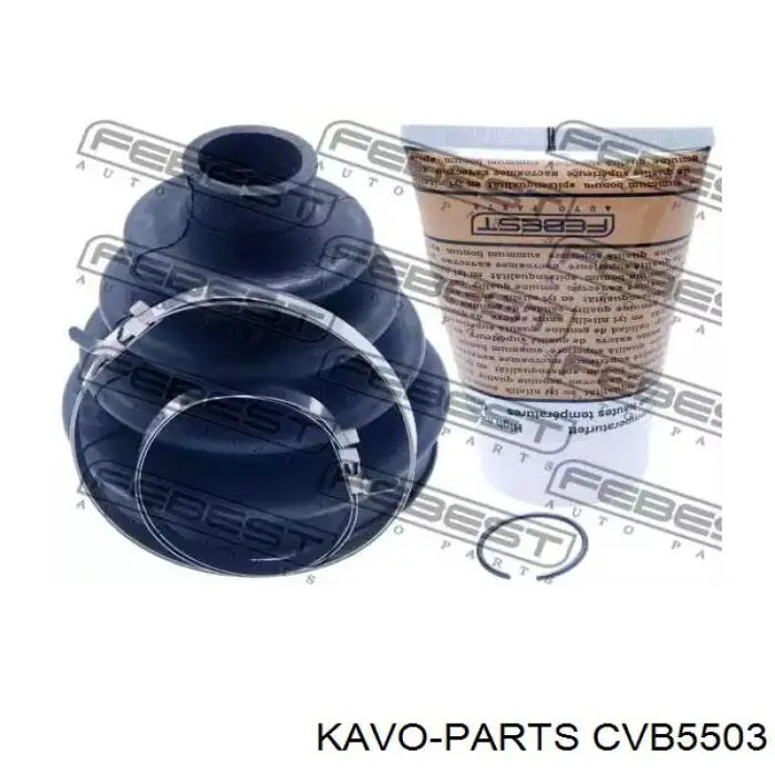 Пильник шарніра кутових швидкостей зовнішній передній Kavo Parts CVB5503 ціна, від 6.32 USD