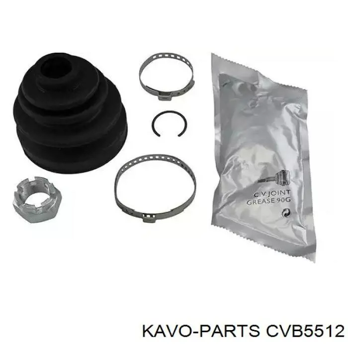 Пильник ШРУСа внутрішній, передній піввісі Kavo Parts CVB5512