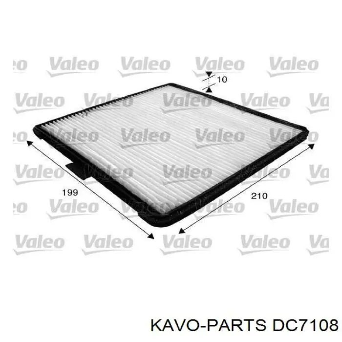 Повітряний фільтр салону Kavo Parts DC7108