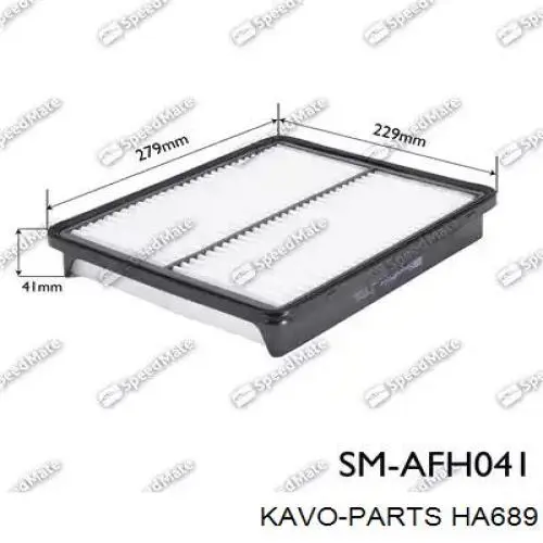 Елемент повітряного фільтра Kavo Parts HA689 ціна, від 4.47 USD