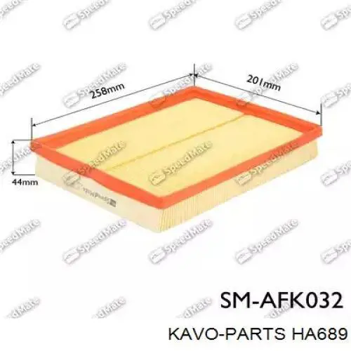 Фільтр повітряний Kavo Parts HA689