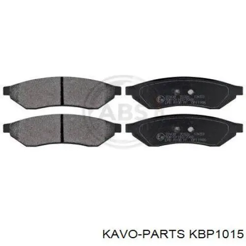 Задні дискові колодки Kavo Parts KBP1015