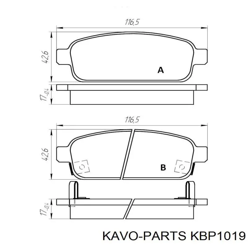 Тормозні колодки Goodrem RM1500