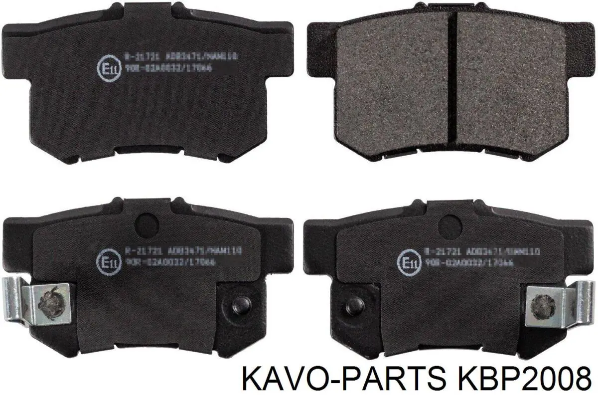 Купити KBP2008 Kavo Parts Задні колодки
