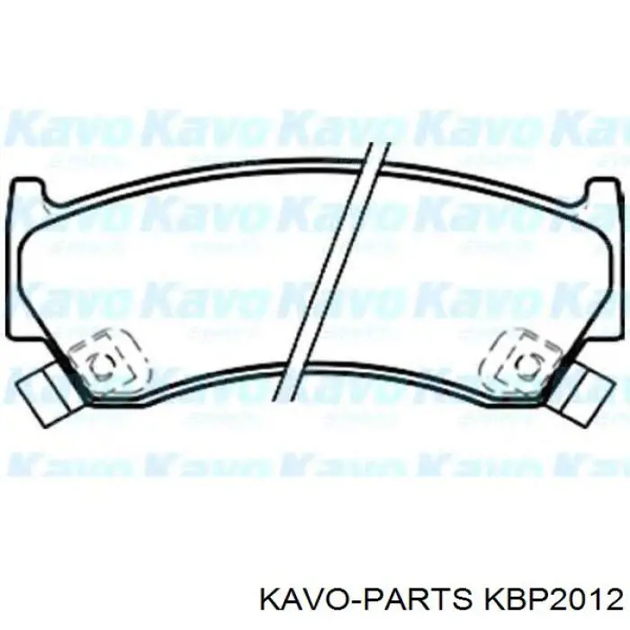 Гальмівні колодки Kavo Parts KBP2012 ціна, від 16.45 USD
