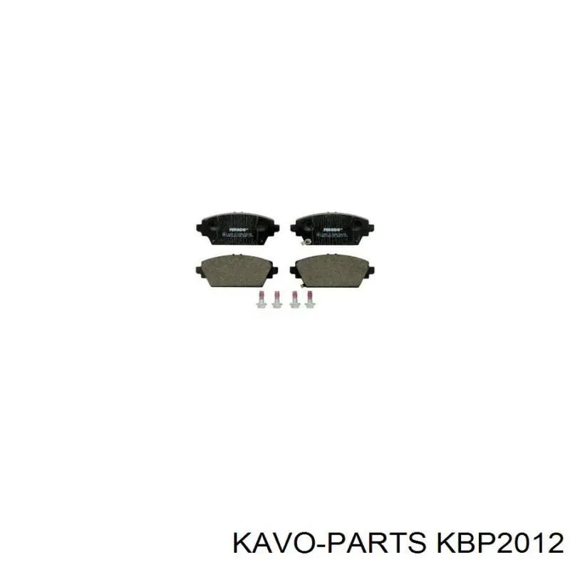 Тормозні колодки Kavo Parts KBP2012