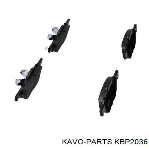 Тормозні колодки Kavo Parts KBP2036