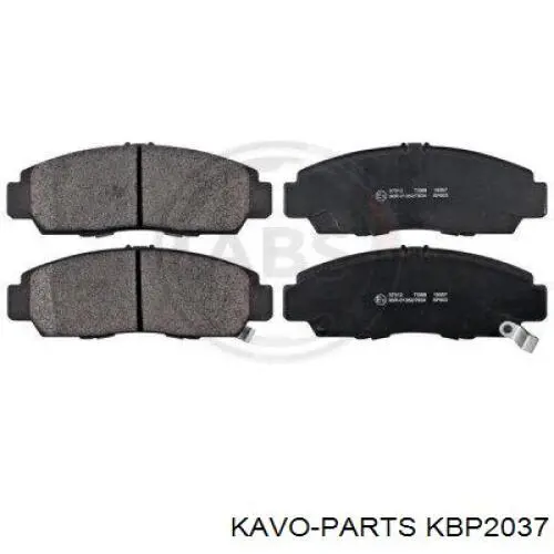 Передні тормозні колодки KBP2037 Kavo Parts
