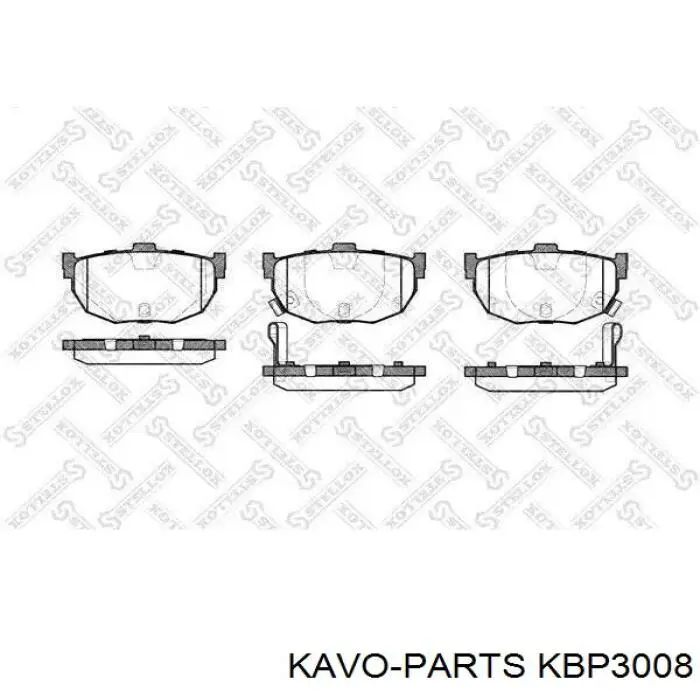 Передні тормозні колодки KBP3008 Kavo Parts