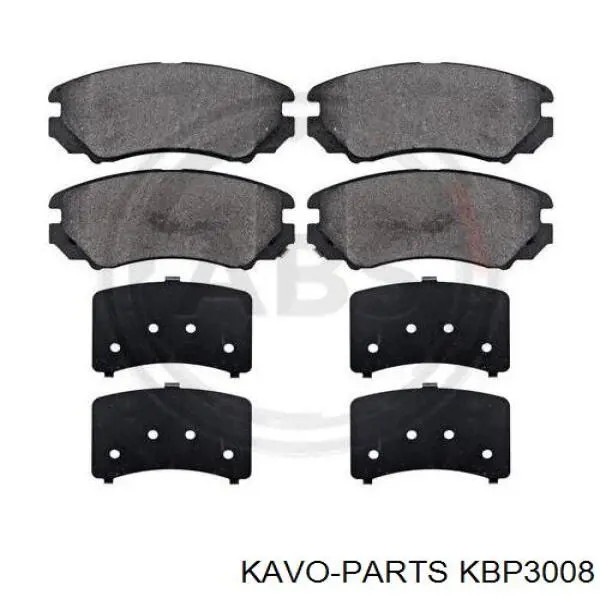 Купити KBP3008 Kavo Parts Колодки гальмівні передні, дискові