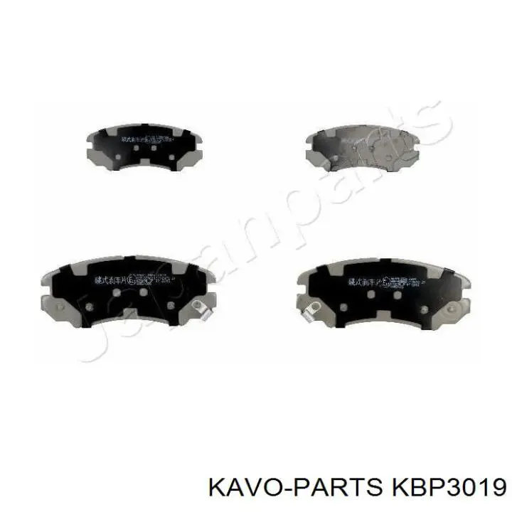 KBP3019 Kavo Parts Передні гальмівні колодки