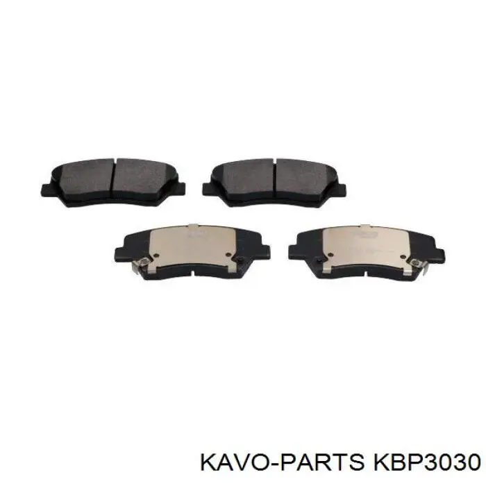 KBP3030 Kavo Parts колодки гальмівні передні, дискові