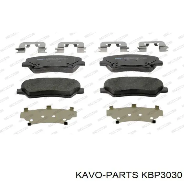 KBP3030 Kavo Parts Передні гальмівні колодки