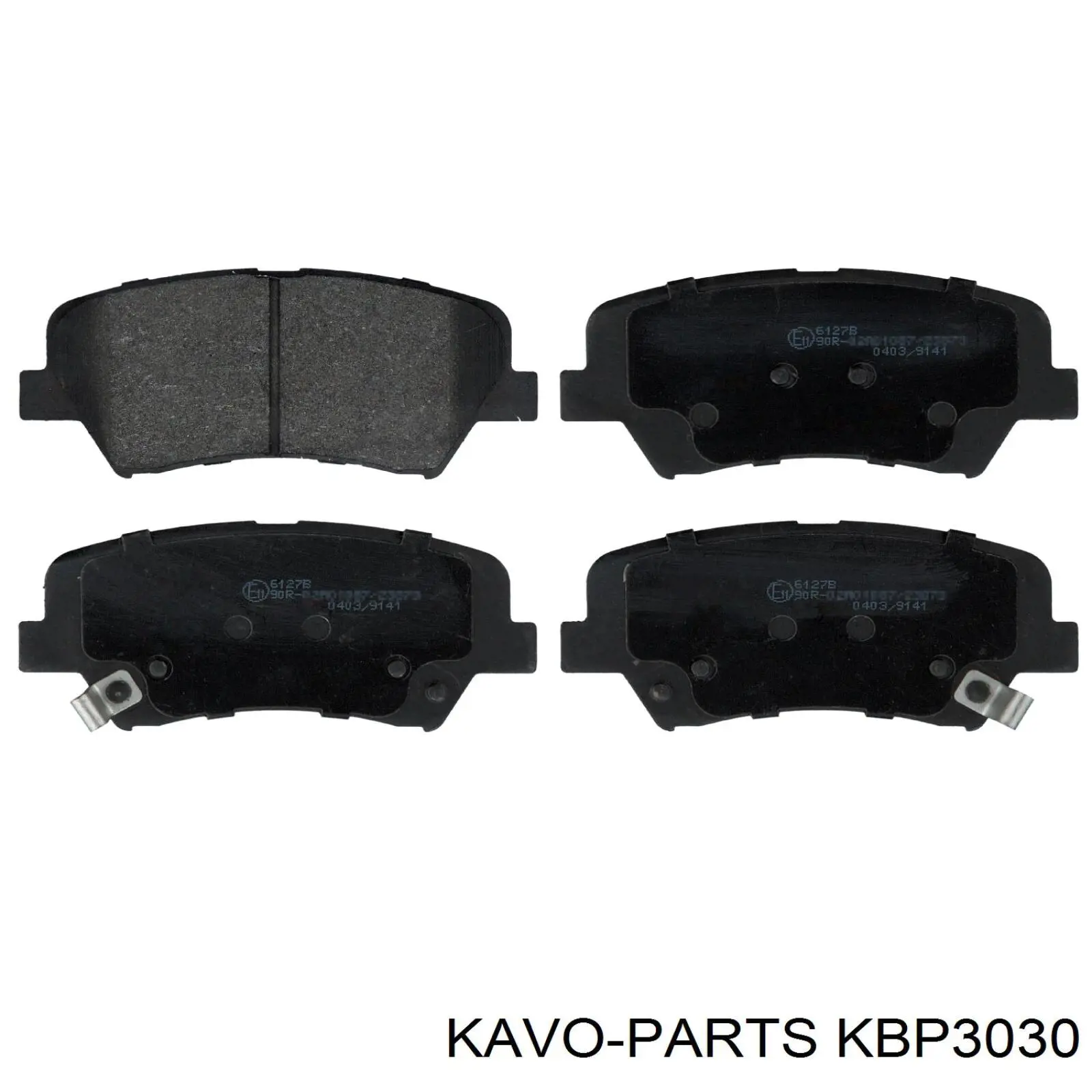 Тормозні колодки Kavo Parts KBP3030