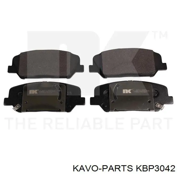Купити KBP3042 Kavo Parts Колодки гальмівні передні, дискові
