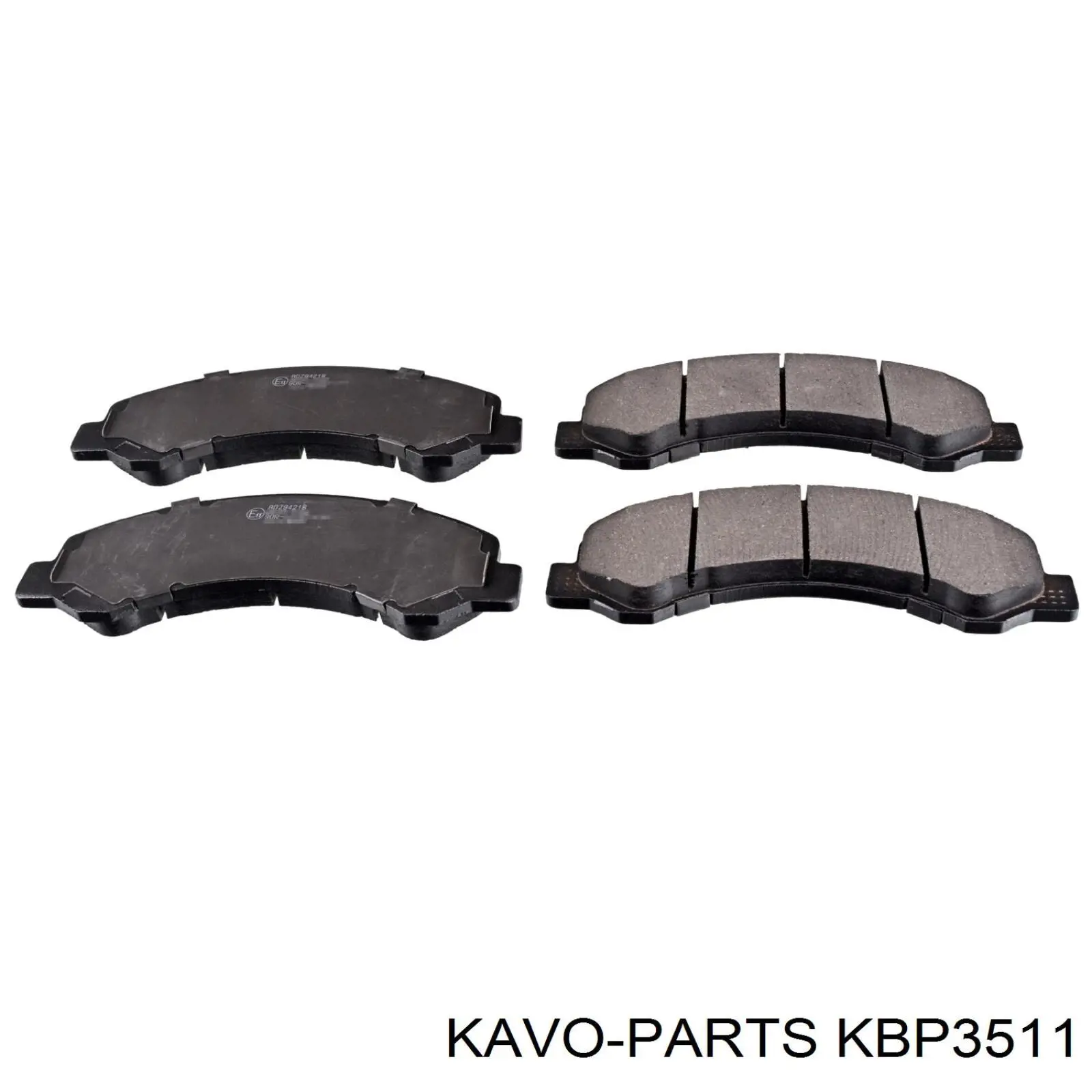 Колодки гальмівні передні, дискові KBP3511 Kavo Parts