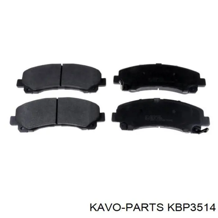 KBP3514 Kavo Parts колодки гальмівні передні, дискові