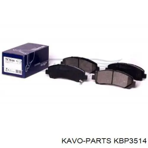 Купити KBP3514 Kavo Parts Колодки гальмівні передні, дискові