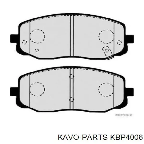 Гальмівні колодки Kavo Parts KBP4006 ціна, від 17.00 USD