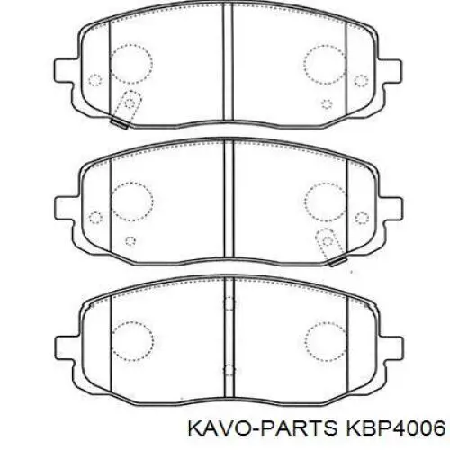 Купити KBP4006 Kavo Parts Колодки гальмівні передні, дискові