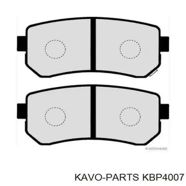 Задні дискові колодки Kavo Parts KBP4007