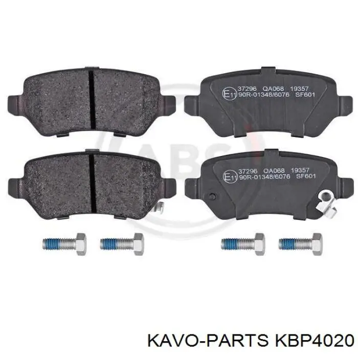 Задні дискові колодки Kavo Parts KBP4020