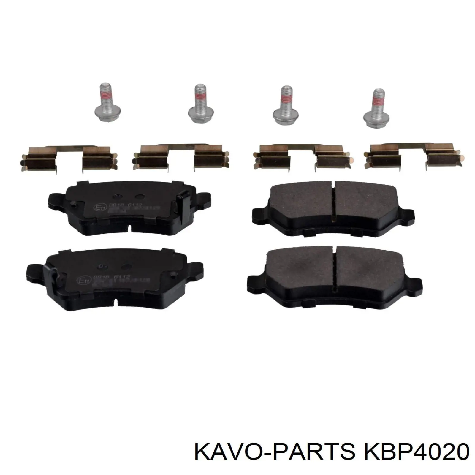 Задні гальмівні колодки Kavo Parts KBP4020 ціна, від 13.38 USD