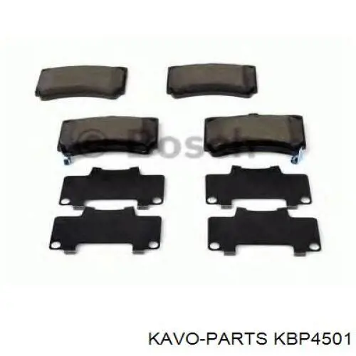 Тормозні колодки Kavo Parts KBP4501