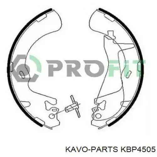 Купити KBP4505 Kavo Parts Колодки гальмівні передні, дискові