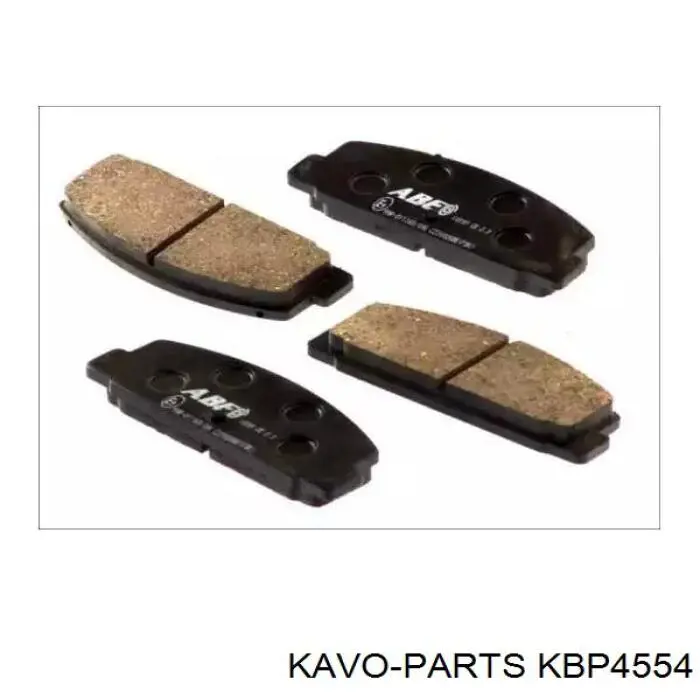 Задні дискові колодки Kavo Parts KBP4554